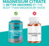 Qunol Magnesium Gummies for Adults, 200mg Magnesium Citrate Gummies, High Absorption Magnesium Supplement, Supports Nerve Health, Bone Health, Mus...