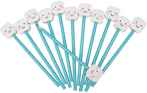 Fun Express - Marshmallow Pencils for Christmas - Stationery - Pencils - Pencils - Printed - Christmas - 12 Pieces...