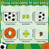 260pcs Sports Bulletin Board Letters for Classroom 4” Letters Combo Pack Set Football Soccer Classroom Decorations Alphabet Numbers Symbols Cutout...