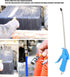 Air Blow Gun with 10" Long Angled Nozzle, Long Reach Industrial Air Blow Gun, Pneumatic Air Compressor Accessories Cleaning Tool, Stainless Steel ...