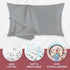 Superity Linen Pillow Cases Queen Size - Envelope Enclosure - 2 Pack - 100% Soft and Comfortable Premium Cotton - Grey...
