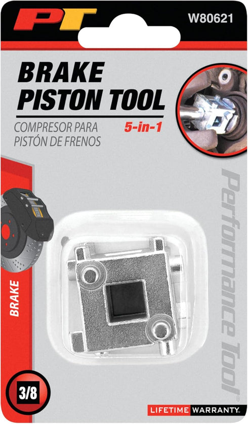 Performance Tool W80621 3/8-Inch Drive Disc Brake Piston Tool...