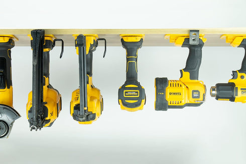 Khanka Tool Holders Replacement for Dewalt 20V / 60V Cordless Router Nailer Saw Drill Tools Mount/Wall Hanger,Fit for Milwaukee M18 Tools (6 Packs...