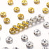 Hicarer 800 Pieces Round Rondelle Spacer Beads Crystal Rhinestone Loose Charm Beads for Jewelry Making(6 mm,Gold, Silver)...
