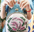 Gogobear Embroidery Beginner Kits for Adults, DIY Wallet/Purse/Handbag with Pattern & Instructions, Included Embroidery Cloth Bag/Chain/Craft Stam...