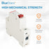 BlueStars 40 Amp DC Miniature Circuit Breaker, 120V/240V DC 1 Pole DIN Rail Mount for Battery & Solar Panels PV System, Thermal Magnetic Trip, Sin...