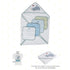 Spasilk Bath Hooded Towels & Washcloths Set for Babies, Hooded Terry Bath Towel & 4 Washcloths, Blue...