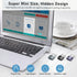 AUEDROT Mouse Jiggler Undetectable Metal USB Mouse Mover with Switch Button, Automatic Mini Mouse Shaker with 2 Jiggle Modes, Plug and Play, Keep ...