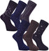 BELINO 6 Pairs of Men's Socks, Men's Dress Socks, Classic Cotton Dress Socks for Mens, Business Socks 7/10...