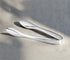 Cuisinox Hand Hammered Stainless Steel Serving Tongs, 9"...