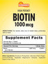 Sundance High Potency Biotin 1,000 mcg | 60 Tablets | Essential B Vitamin | Vegetarian, Non-GMO, and Gluten Free Supplement...