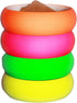 4 Pack 1980s Style Costume Bracelets 1" Soft Bangles...