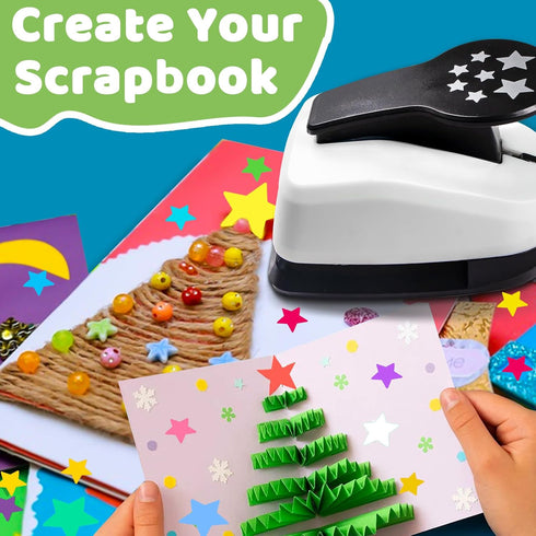 Star Hole Puncher, Star Paper Punch, Star Punch, Shape Hole Punches, Star Craft Punch, Paper Shape Punches, Paper Punches for Crafting Shapes, Sta...