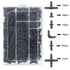 300 Pcs Barbed Connectors Drip Irrigation Fittings Kit, 1/4" Drip Irrigation Kit for Garden Flower Pot Greenhouse Lawn (Straight Barbs,Single Barb...