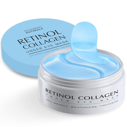 Enaskin Naturals Under Eye Patches for Dark Circles: 30 Pairs Retinol Collagen Eye Gels Mask - Reduce Wrinkles Puffy & Bags - Skin Treatment Pads ...