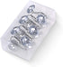 CHICTIE Shower Curtain Hooks Rings,Crystal Decorative Shower Curtain Hooks, Set of 12 Stainless Steel Rust Resistant White Round Diamond Shower Ho...