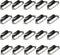 Yinpecly 20Pcs Label Holder Pull Handles, Vintage Iron Label Frame Drawer Knobs for Cabinet Cupboard Dresser Drawer Wardrobe Door, Bronze Tone 2.7...