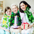 3 Pcs Women's St. Patrick's Day Scarf Long Green Shamrock Scarf Lightweight Irish Clover Silky Scarf Women Sheer Wrap Shawls Holiday Outfits Costu...