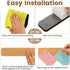 8Pcs Bulletin Board Strips, Self-Adhesive Felt Pin Board Bar Strips with 50 Pushpins, No Damage for Wall, Felt Cork Board Strips for Paste Notes, ...