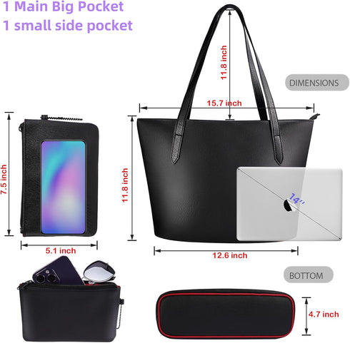 Tote Bag for Women Purses and Handbags,Travel Shoulder Bag Large Tote Bags...
