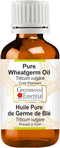 Pure Wheatgerm Oil (Triticum vulgare) Cold Pressed 10ml (0.33 oz)...
