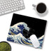 Mouse Pad, Japanese Sea Wave Design Mouse Pad, Washable Square Cloth Mousepad for Gaming Office Laptop, Non-Slip Rubber Computer Mouse Pads for Wi...