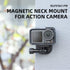Magnetic POV/Vlog Neck Mount Holder with Lanyard Strap for GoPro 12 11 10 9 /Insta360 X3 Go3 Ace Pro/DJI Action 4 Osmo Pocket 3 Cameras...