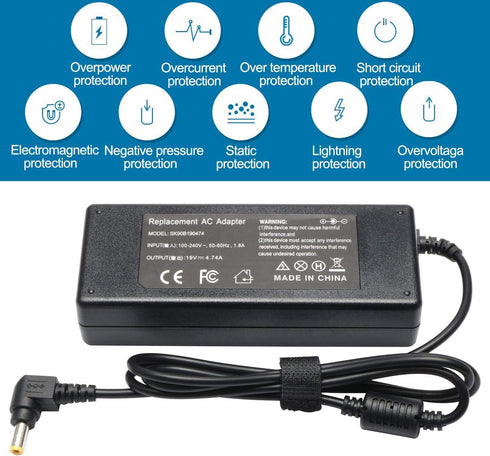 19V Charger for JBL Xtreme 2, JBL Boombox, Xtreme Portable Wireless Bluetooth Waterproof Speaker Power Adapter, JBL Speaker Power Supply Cord...
