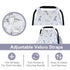 Baby Car Seat Covers for Boys Girls, Metplus Muslin Infant Carseat Canopy, Lightweight Breathable Newborn Carrier Canopies Stroller Cover, Univers...