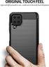for Samsung Galaxy A12 case,with HD Screen Protector, Soft TPU Slim Fashion Non-Slip Protective Phone Case Cover for Samsung Galaxy A12 (Black Bru...