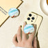 Translucent Clear Phone Grip with Expanding Kickstand,Cell Phone Collapsible Stand Beach Ocean Starfish Design for Smartphones......