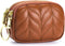 Small Coin Purse For Women Leather Change Pouch Wallet Double Zipper Card Holder with Key Chain...