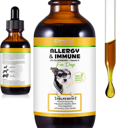 Dog Allergy Relief,Allergy Immunity for Dogs,Dog Allergy Support,Allergy Relief for Dogs Itching Natural Pet Supplement,Daily Vitamins for Healthy...