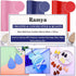 RAGAN Solid Color Faux Leather Sheets( 7.8 "X 53" ), Leather Fabric is Perfect for Leather Earrings and DIY Projects (Blue)...