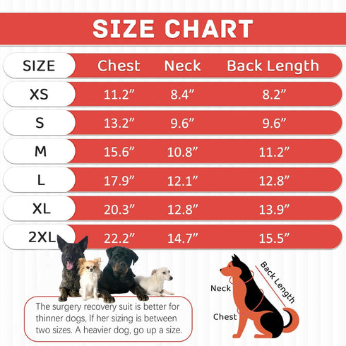 Recovery Suit for Dogs, Pet Recovery Suit After Surgery, Male Female Dog Neuter, Abdominal Surgical Suit, Striped Puppy Doggy Onesie Snugly Vest f...