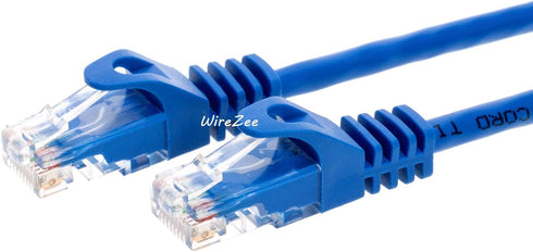 Cat6 Patch Network Cord RJ45 UTP Cable Ethernet (1.5FT, Blue)...