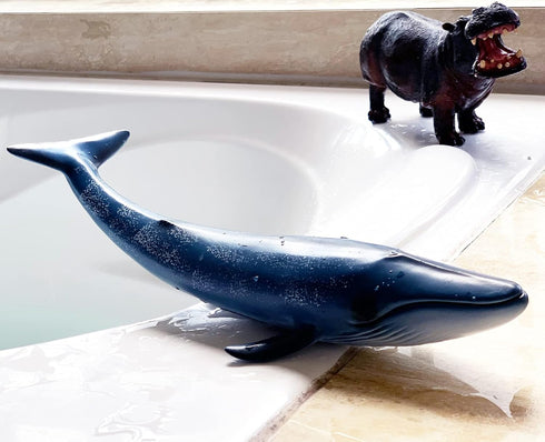 Gemini&Genius Blue Whale Sea Animal Action Figure, Ocean Shark Whale Model Toy, Educational, Role Play, Swim, Beach, Bath and Collectors for Kids...