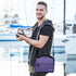 G-raphy Camera Bag DSLR SLR Bag Waterproof Camera Messenger Bag Photography Bag with Pu Leather Handle Camera Accessories for Men Women (Purple)...