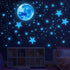 Glow in The Dark Stars,Glowing Stars and Moon Wall Decals, 1088 Pcs Ceiling Stars Glow in The Dark Kids Room Wall Decor, Perfect for Kids Nursery ...