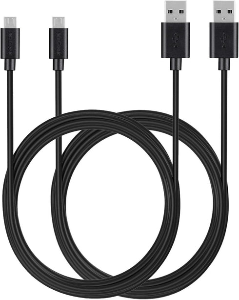 MaGeek Micro USB Cable (2-Pack)(10ft), Extra Long High Speed USB Charge and Sync Cord for Samsung, Nexus, LG, Motorola, Android Smartphones and Mo...
