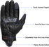 Superbike Full Finger Goat Skin Leather Touch Screen Motorcycle Gloves Men S,M,L,XL,XXL (Perforated, S)...