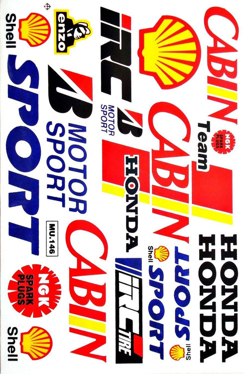 Dirt Bike Motorcycles Supercross Motocross ATV Lot 6 vinyl decals stickers D6015...