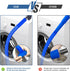 2 Pieces Dryer Vent Cleaner Kit Compatible with All Vacuum Cleaner, Dryer Lint Brush and Vacuum Hose Attachment with Stretch Universal Connector, ...