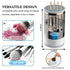 Electric Makeup Brush Cleaner Machine,2024 Upgrade Cosmetic Brush Cleaner, Automatic Spinning Makeup Brush Cleaner Fit For All Size, Eyeshadow, Bl...
