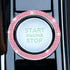 LivTee 2 PCS Crystal Double Rhinestone Car Engine Start Stop Decoration Ring, Bling Car Interior Accessories for Women, Push to Start Button Cover...