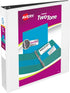 Avery Two-Tone Durable View 3 Ring Binder, 1.5 Inch Slant Rings, White/Black Binder (17287)...