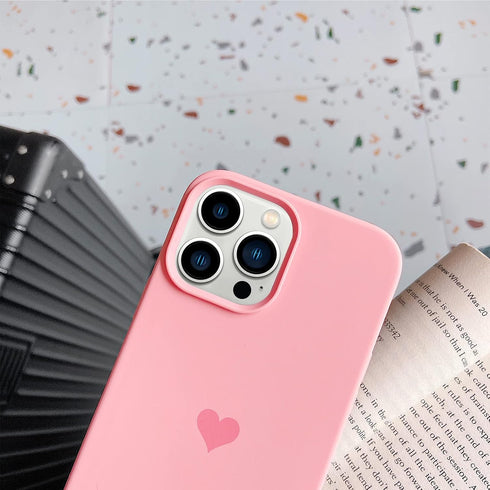 Jmltech Compatible with iPhone 13 Pro Max Case Silicone Cuter Women Girly Heart with Soft Anti-Scratch Microfiber Lining Protective Phone Cases fo...