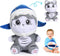 Emoin Shark Cat Plush Toy, 8" Kawaii Cat Stuffed Animal Interactive Toy Kawaii Cat Shark Plushie Removing a Hat can Turn Into Cat Shark Cat Doll P...
