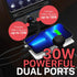 Vena 30W USB C Car Charger, (Power Delivery 3.0, 2.5X Faster Speed) 2 Port Type C PD 3.0 Fast Charging Compact Charger Compatible with iPhone 14/1...