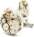 LBFEEL Cool Steampunk Cufflinks Watch Movement Cufflinks for Mens Shirt with a Gift Box...